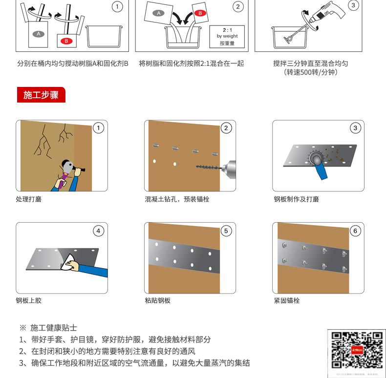 包钢龙港粘钢加固施工过程